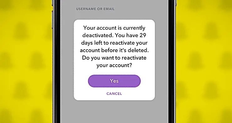 how to deactivate snapchat account